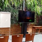 Locação Flip Chart de Alumínio com Rodízios