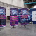 Aluguel de porta banner e impressão de banner