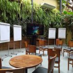 Flip Chart de Alumínio com Rodízios