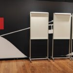 Flip Chart de Alumínio com Rodízios