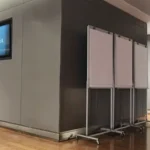 Flip Chart de Alumínio com Rodízios