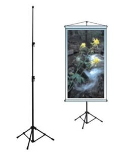 Aluguel de tripé para banner